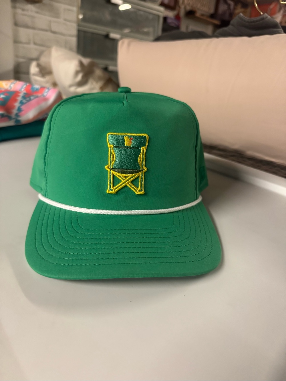 Green Masters RopeHat with Yellow Chair Patch